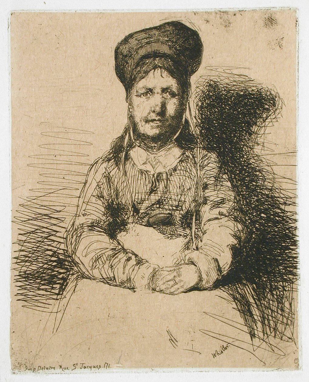 A foltozóasszony alkotó: James McNeill Whistler