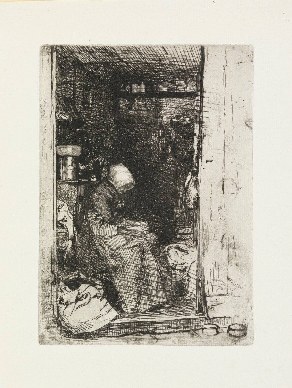 A rongyos öregasszony alkotó: James Abbott McNeill Whistler