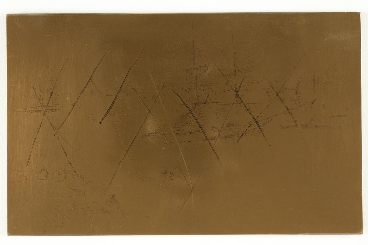 Lagúna - délben alkotó: James McNeill Whistler