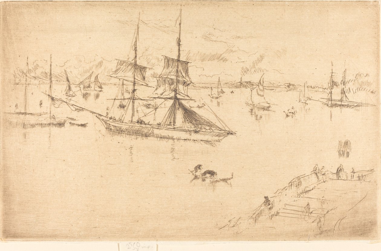 Lagúna: Dél alkotó: James Abbott McNeill Whistler