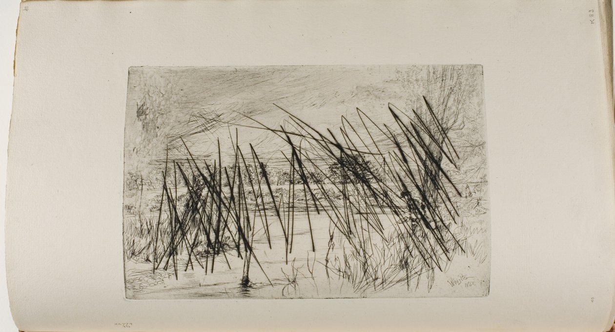 Táj halászsal alkotó: James Abbott McNeill Whistler