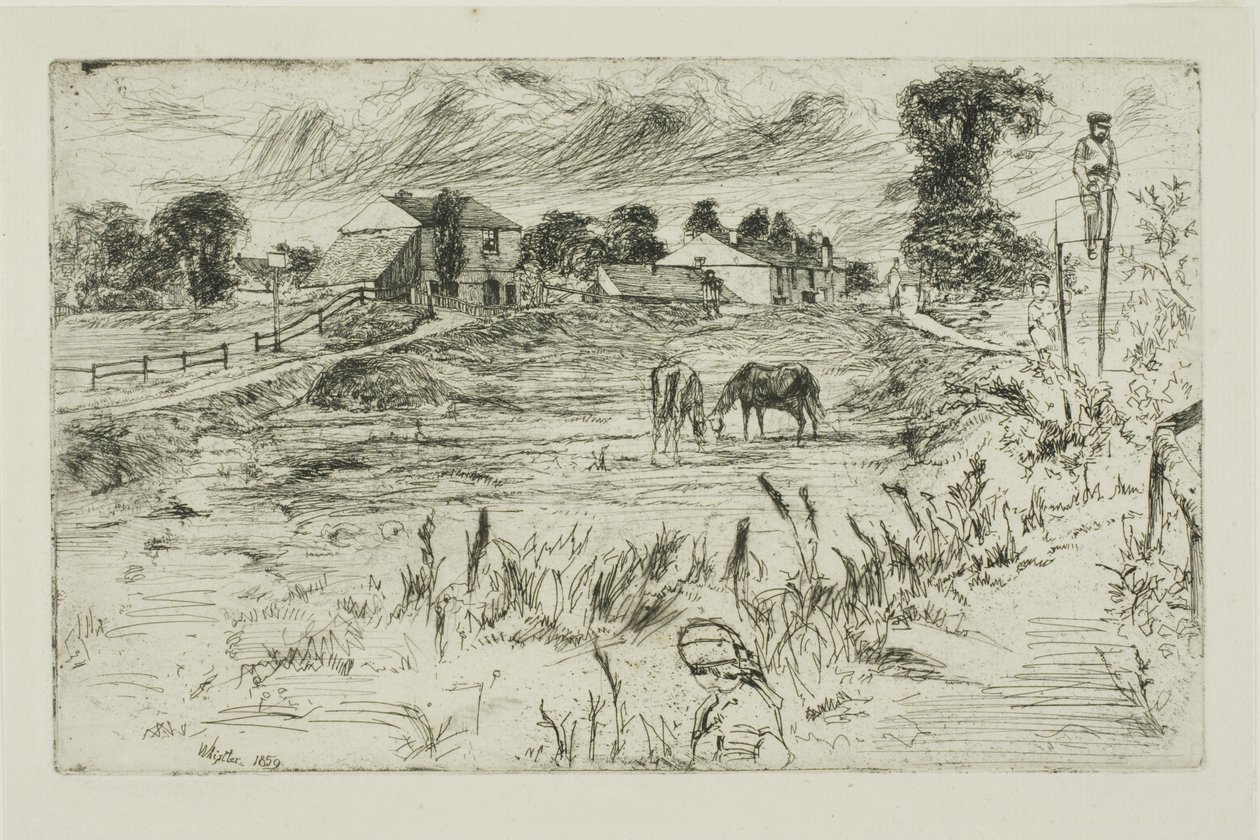 Táj lovakkal alkotó: James Abbott McNeill Whistler