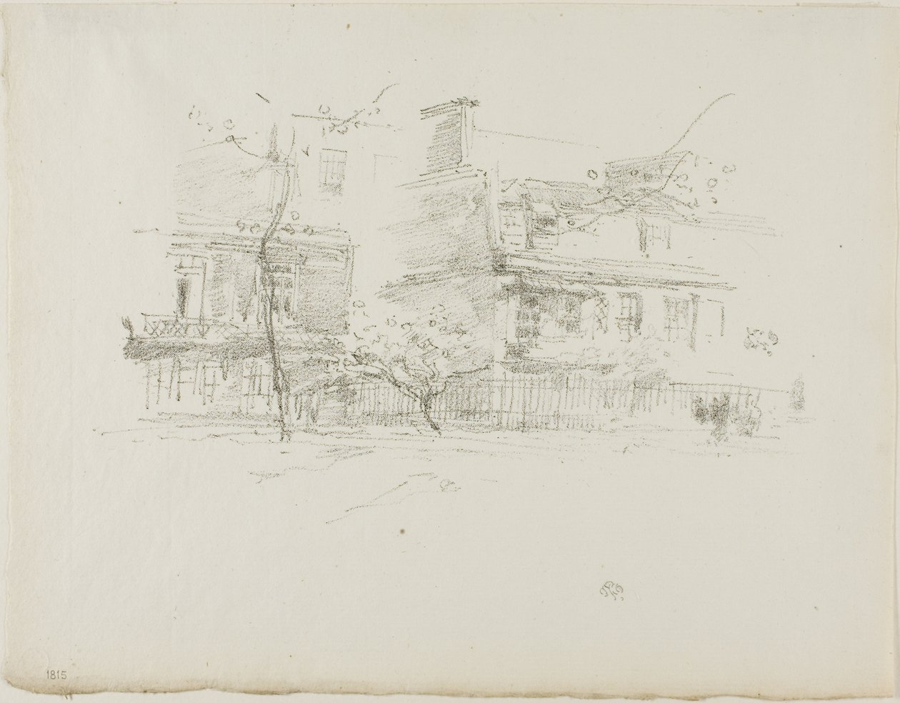 Lindsey Row, Chelsea alkotó: James Abbott McNeill Whistler