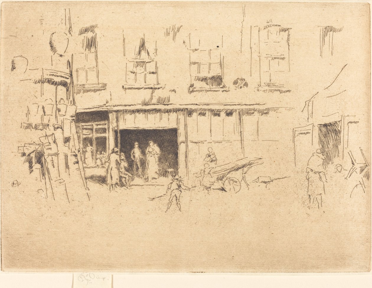 Kis udvar alkotó: James Abbott McNeill Whistler