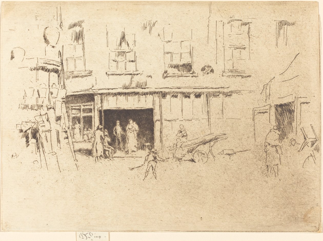 Kis udvar alkotó: James Abbott McNeill Whistler