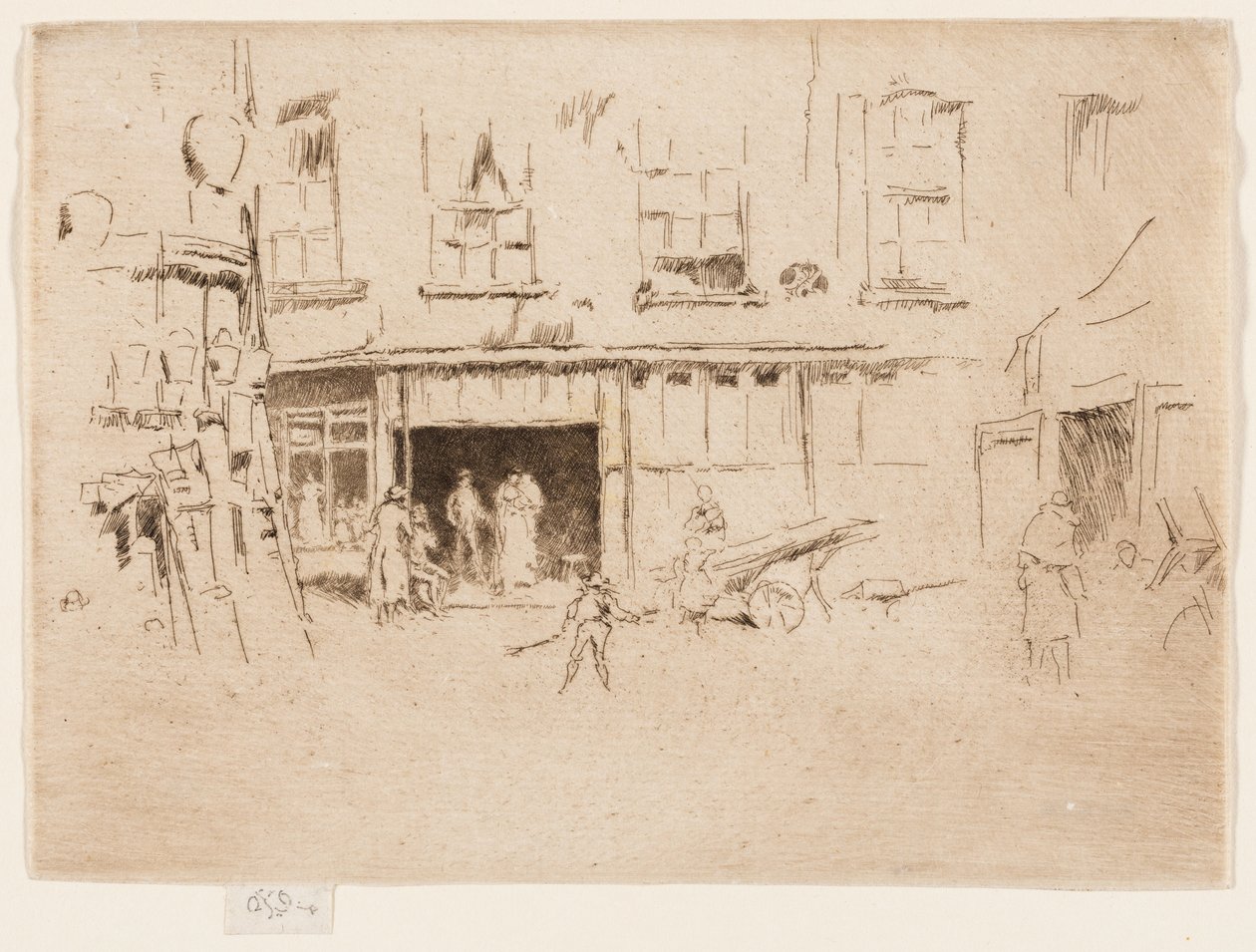 Kis udvar alkotó: James Abbott McNeill Whistler