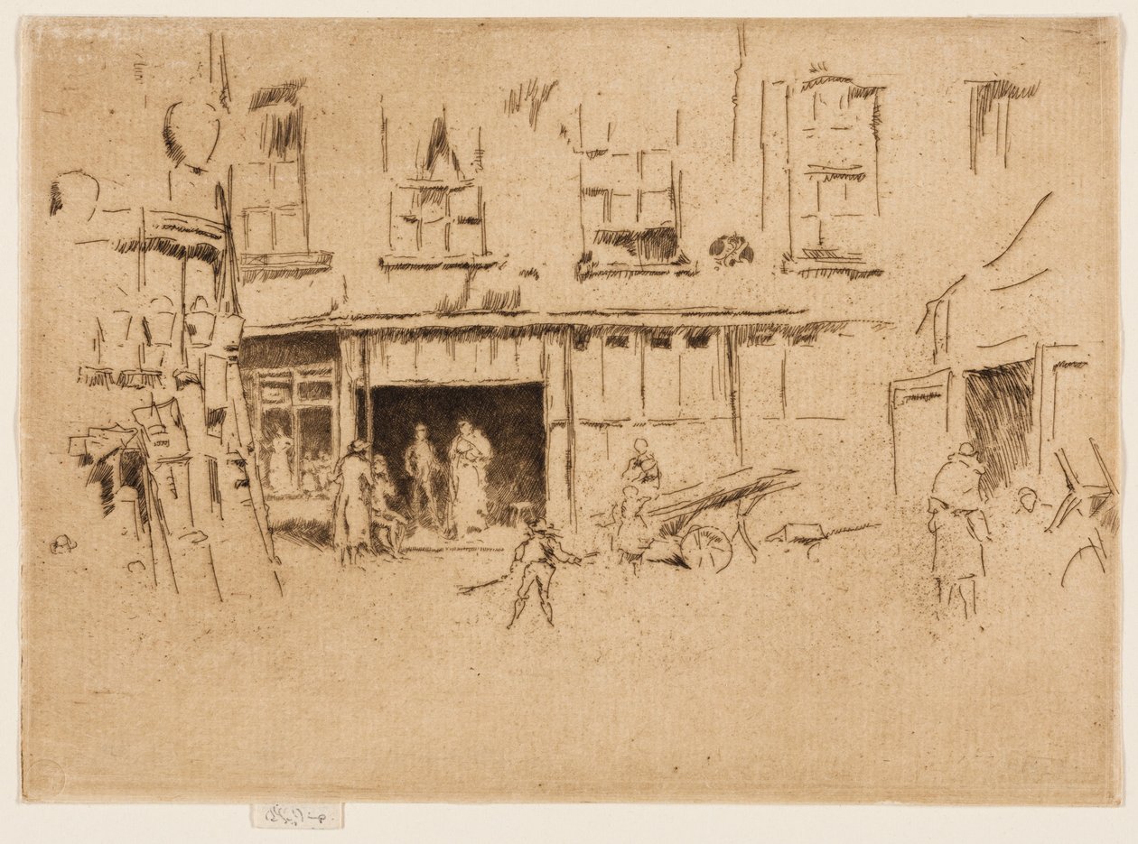 Kis udvar alkotó: James Abbott McNeill Whistler