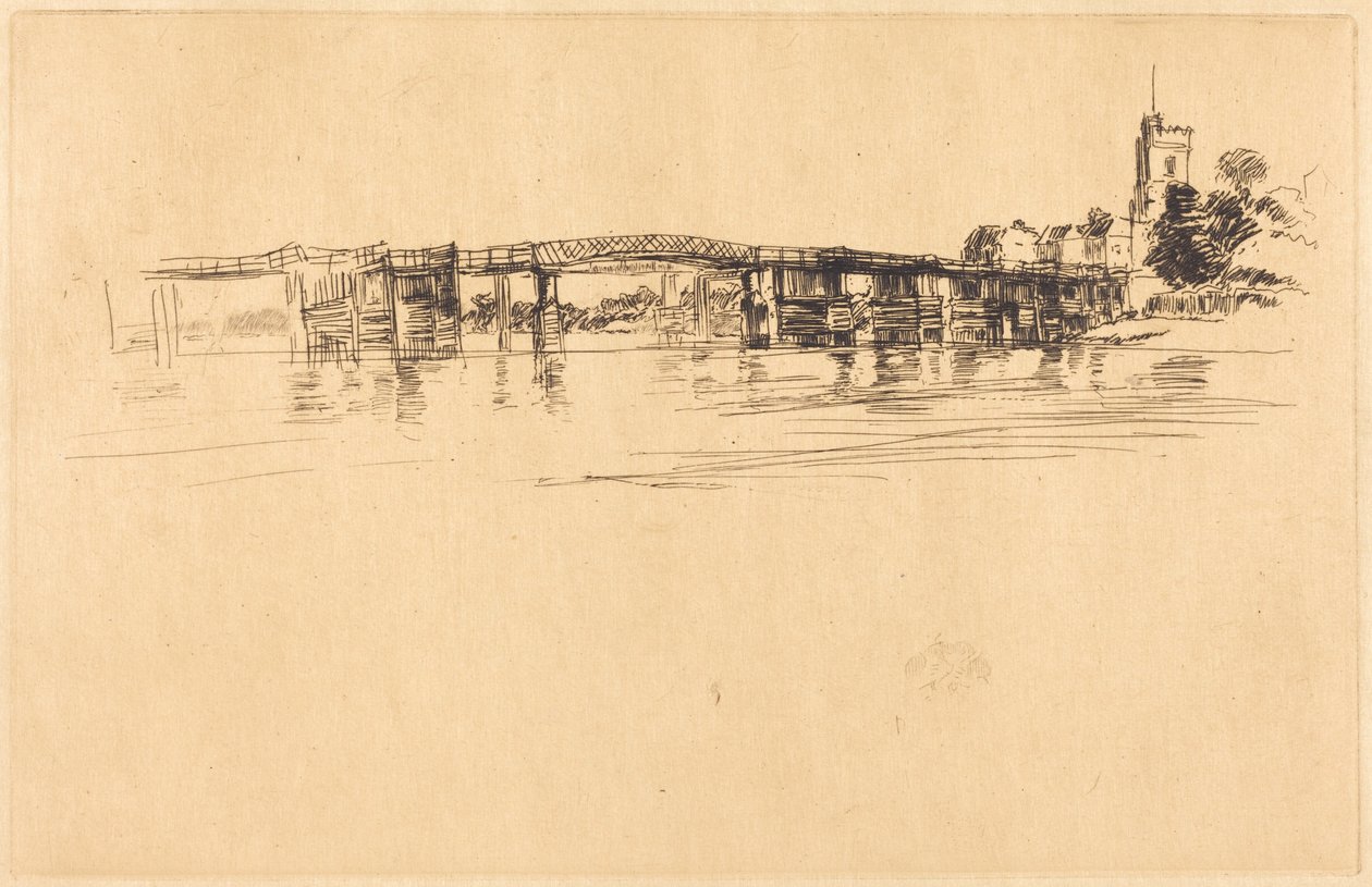 Kis Putney 1. szám alkotó: James McNeill Whistler