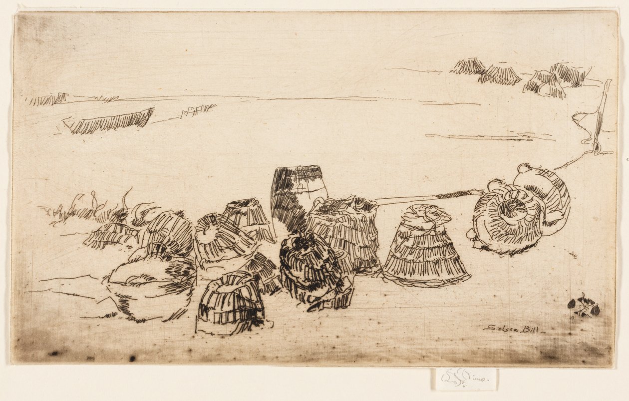 Homárcserepek – Selsea Bill alkotó: James Abbott McNeill Whistler