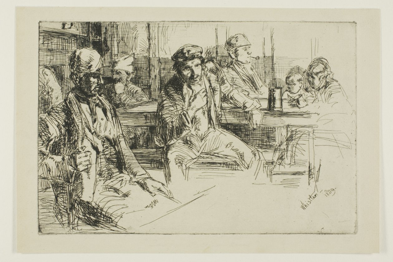 Longshore Men alkotó: James Abbott McNeill Whistler