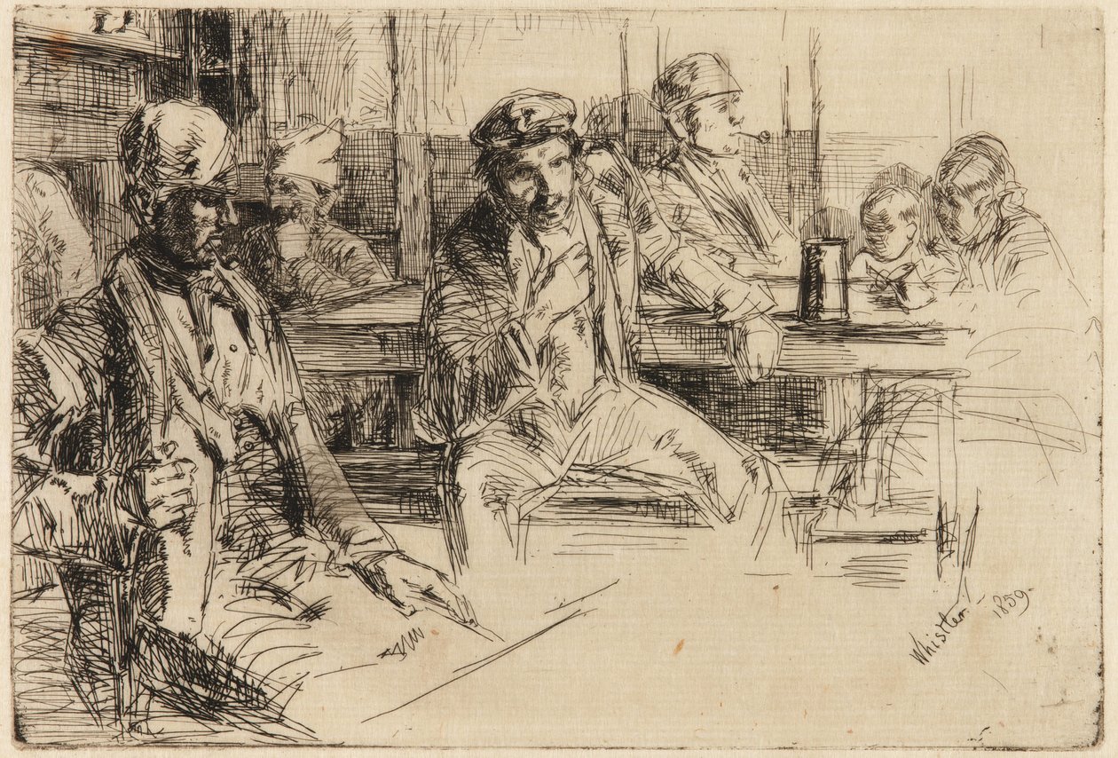 Longshore men alkotó: James Abbott McNeill Whistler