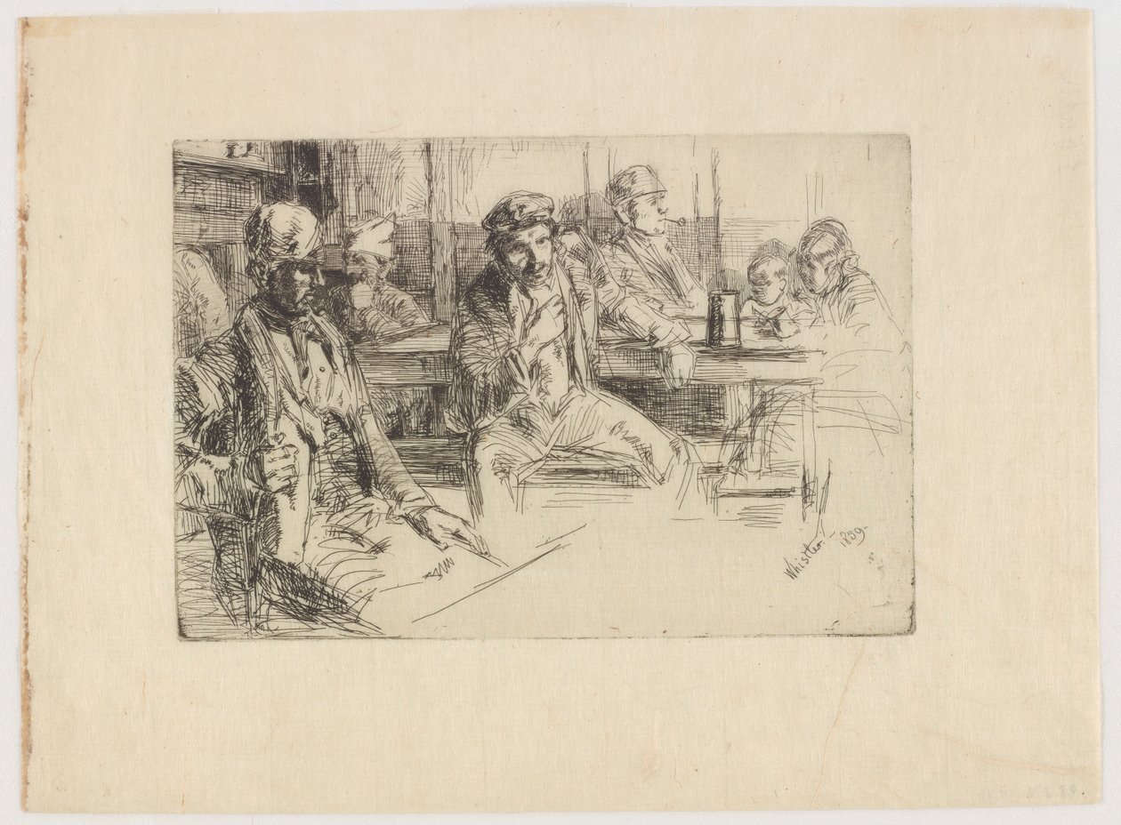 Longshore men alkotó: James Abbott McNeill Whistler