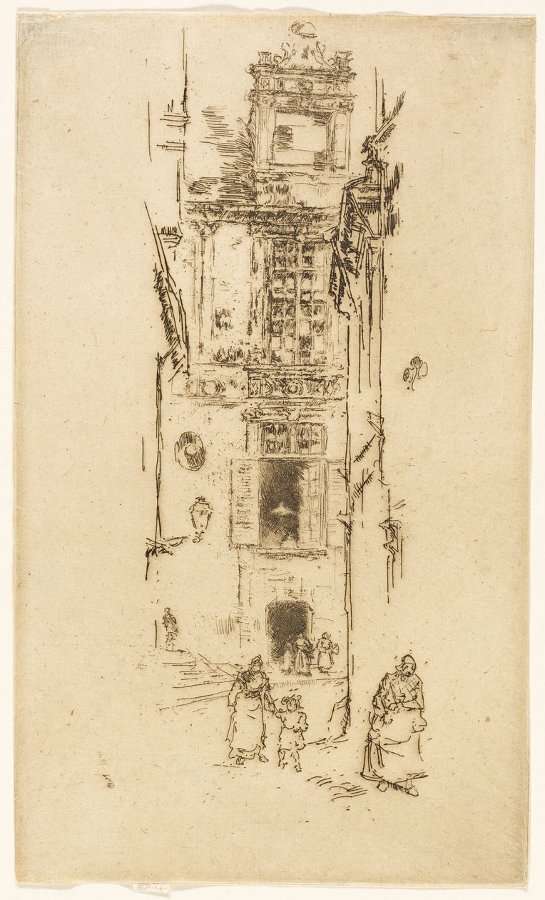 Városháza, Loches alkotó: James Abbott McNeill Whistler