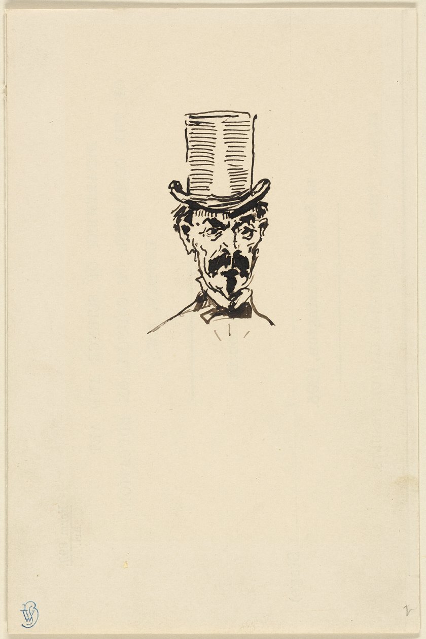 Cilinderes férfi alkotó: James McNeill Whistler
