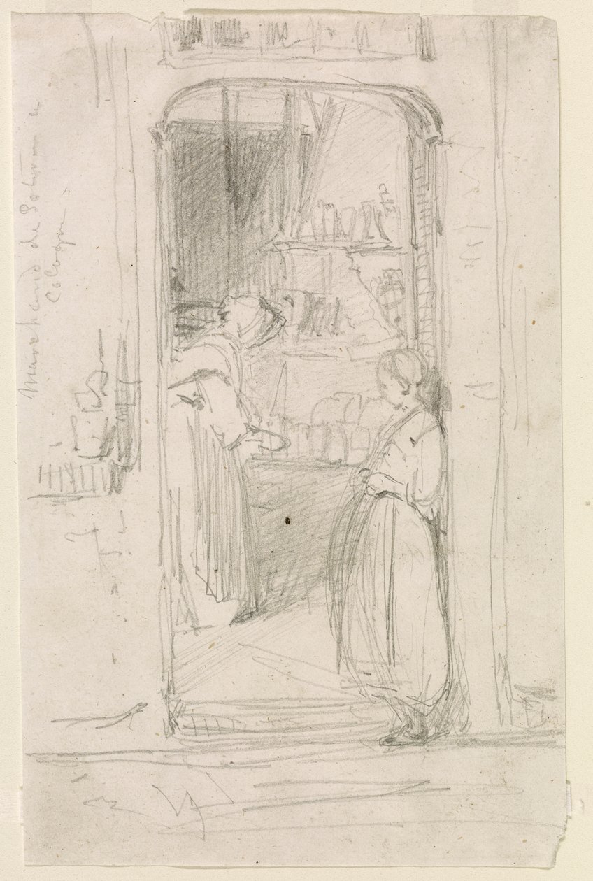 Tökkereskedő kölniben alkotó: James Abbott McNeill Whistler