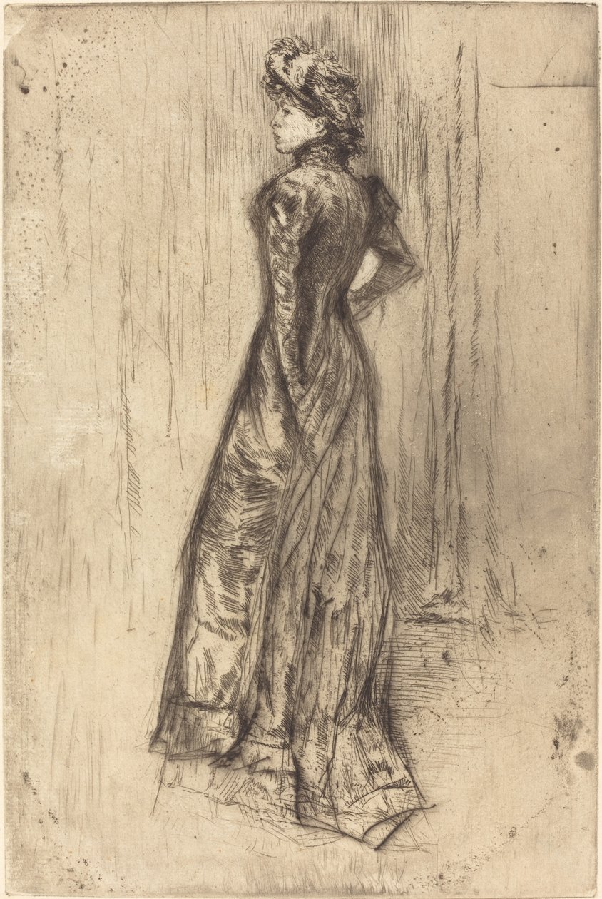 Maud, állva alkotó: James Abbott McNeill Whistler