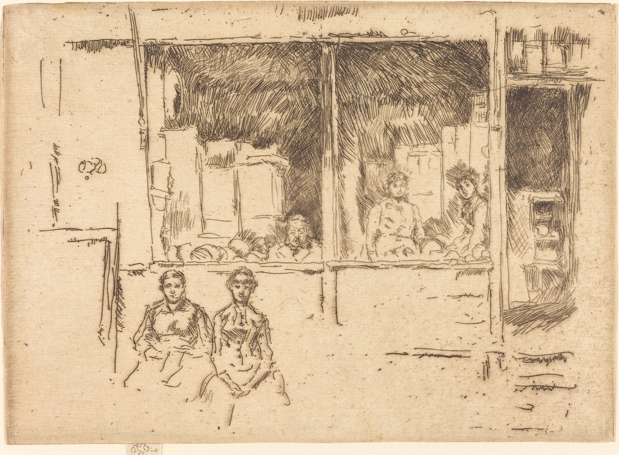 Dinnyebolt, Houndsditch alkotó: James Abbott McNeill Whistler