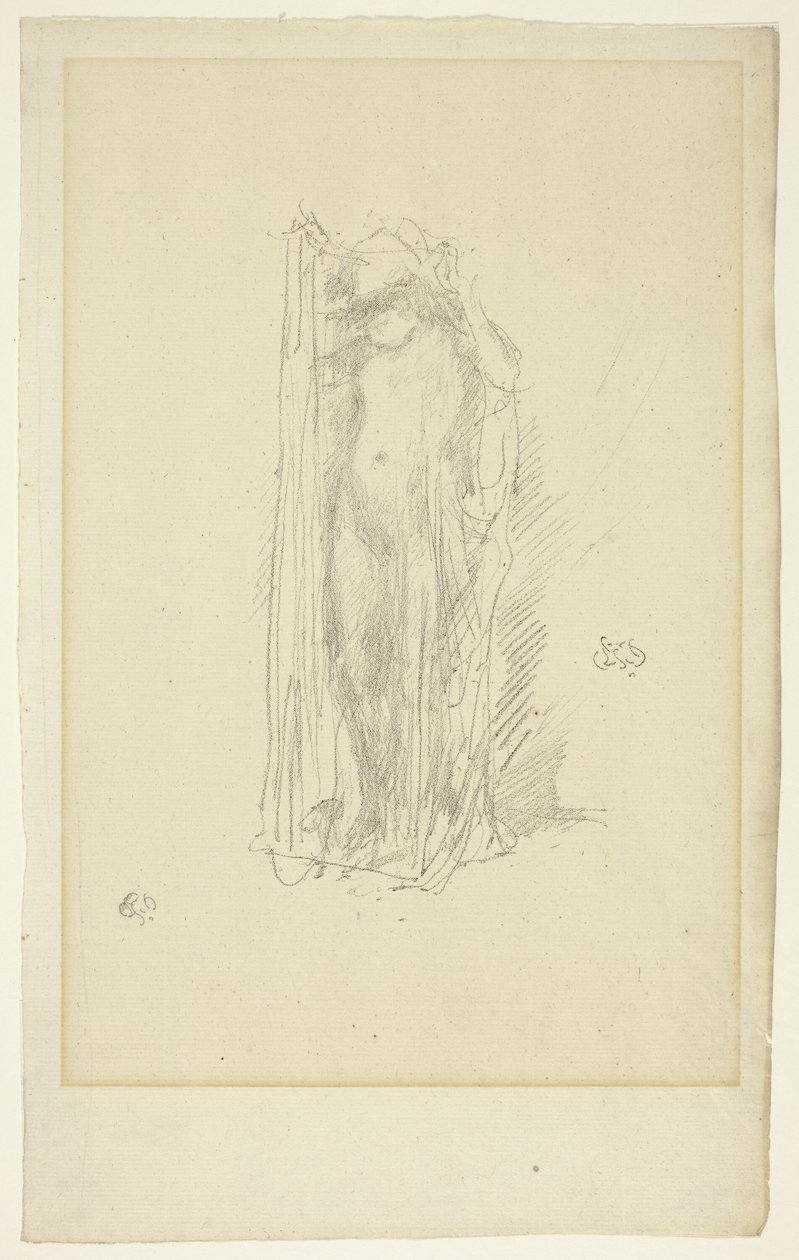 Modell Draping alkotó: James Abbott McNeill Whistler