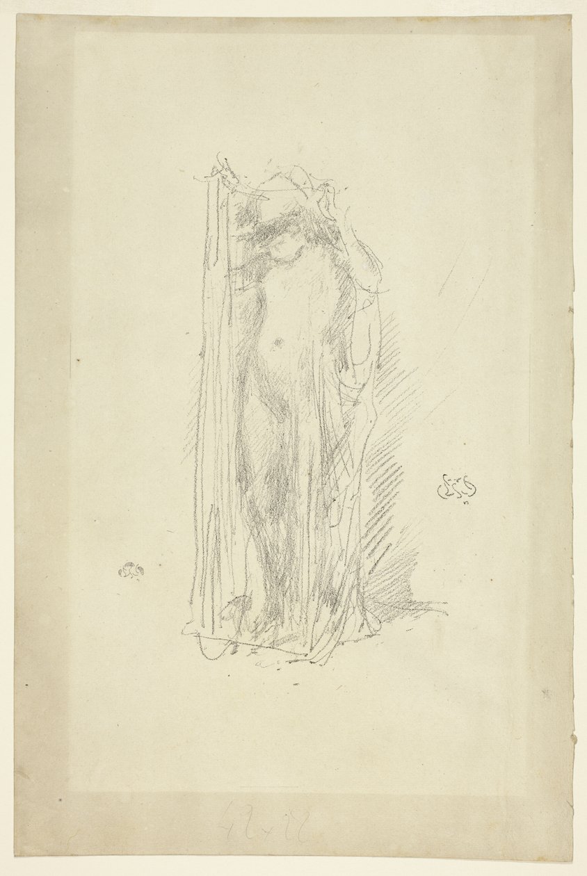 Modell Draping alkotó: James Abbott McNeill Whistler