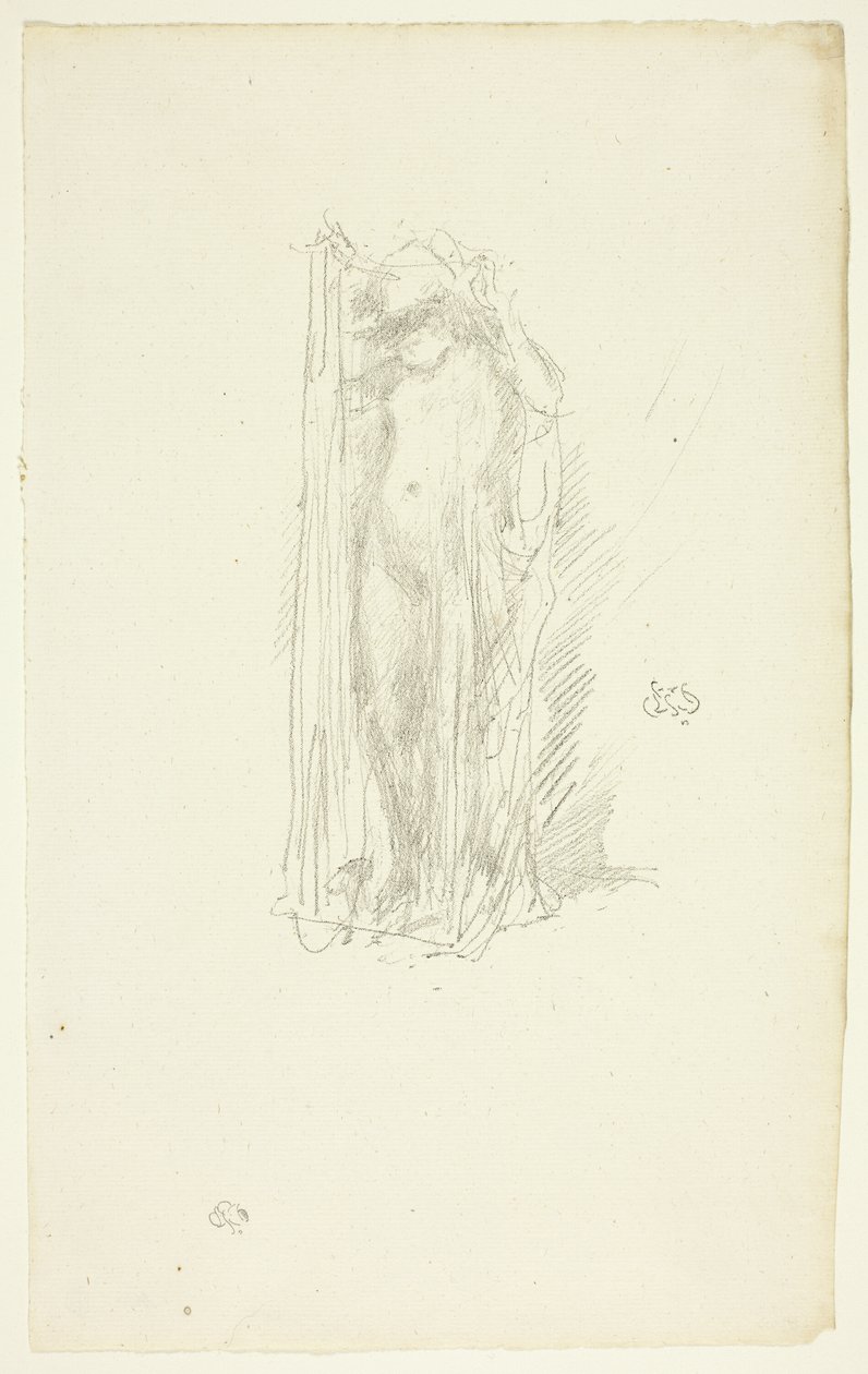 Modell Draping alkotó: James Abbott McNeill Whistler
