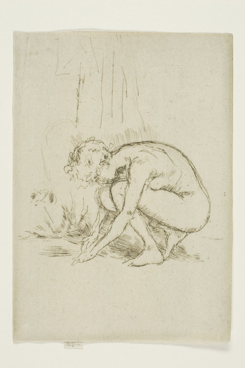 Lehajló modell alkotó: James Abbott McNeill Whistler