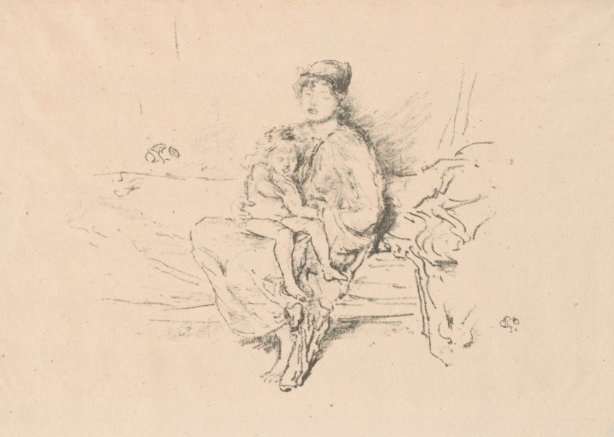 Anya és gyermeke, No. 2 alkotó: James McNeill Whistler