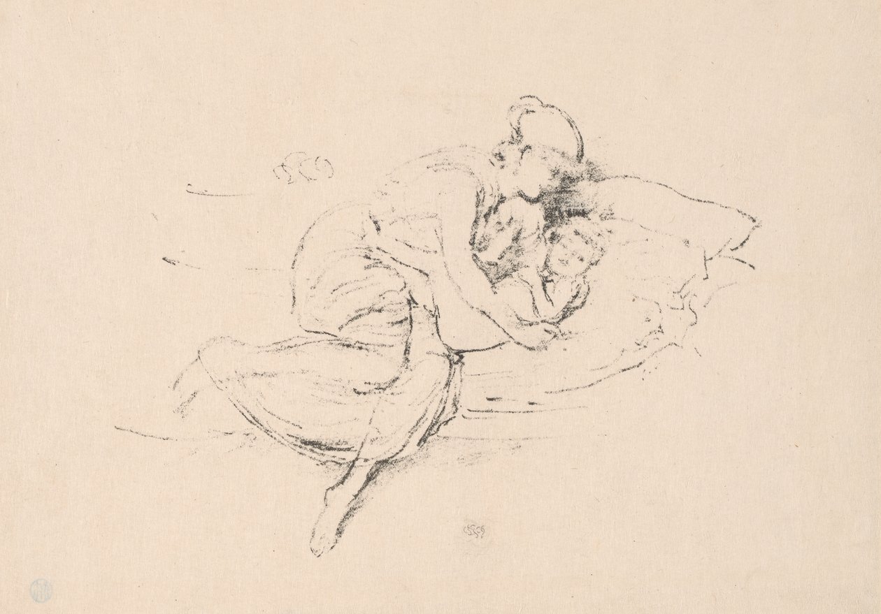 Anya és gyermeke, 3. szám alkotó: James McNeill Whistler
