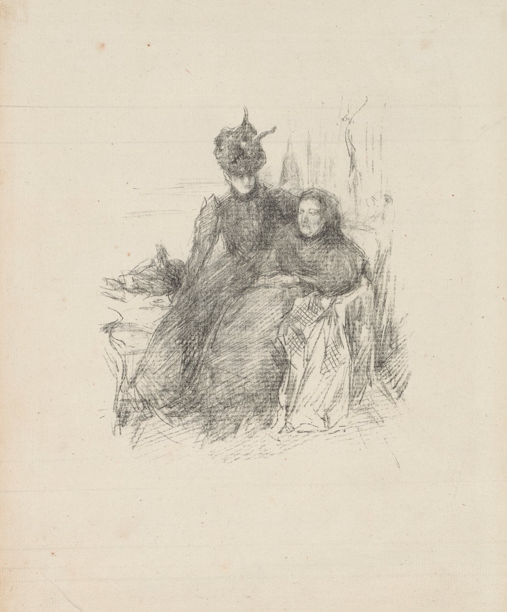 Anya és lánya alkotó: James McNeill Whistler