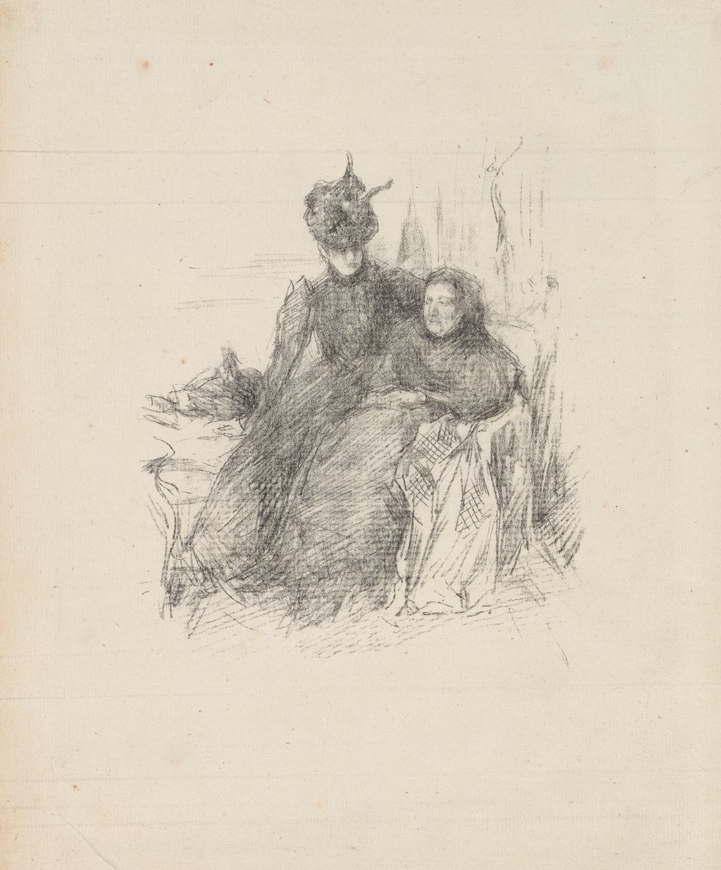 Anya és lánya alkotó: James Abbott McNeill Whistler