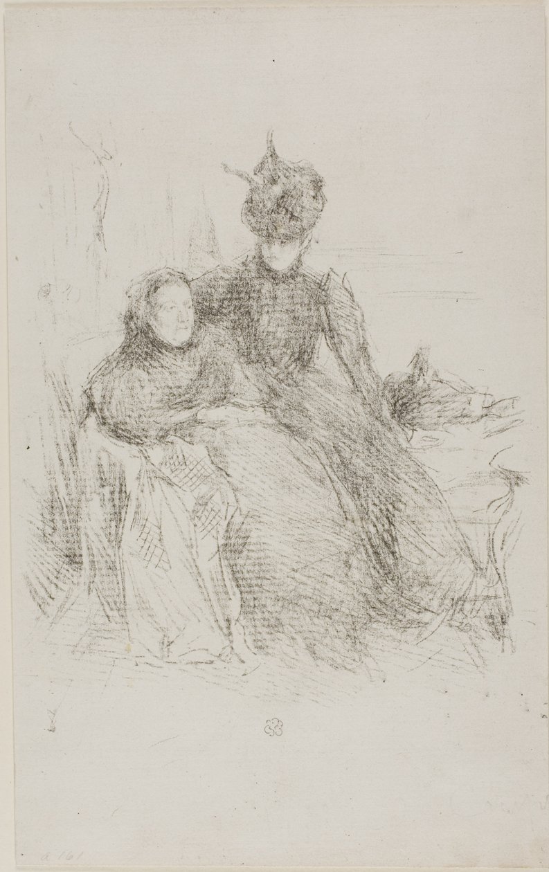 Anya és lánya alkotó: James Abbott McNeill Whistler