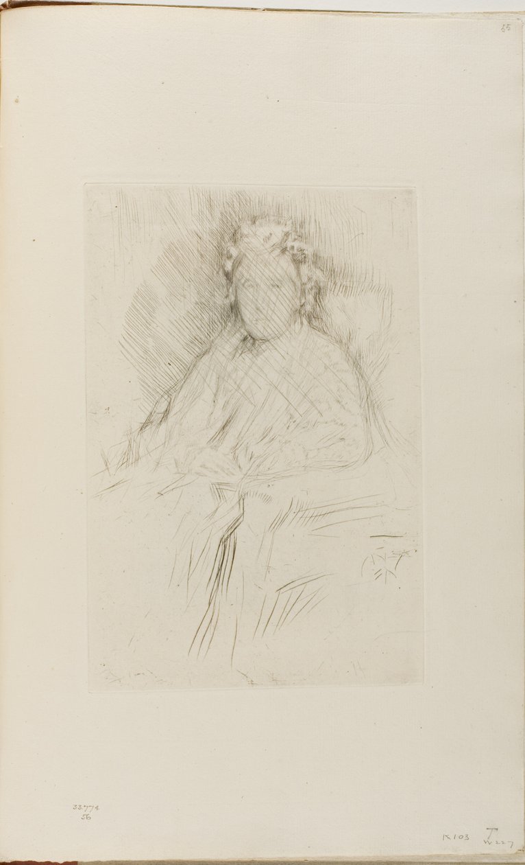 Mrs. Leyland, Sr. alkotó: James Abbott McNeill Whistler