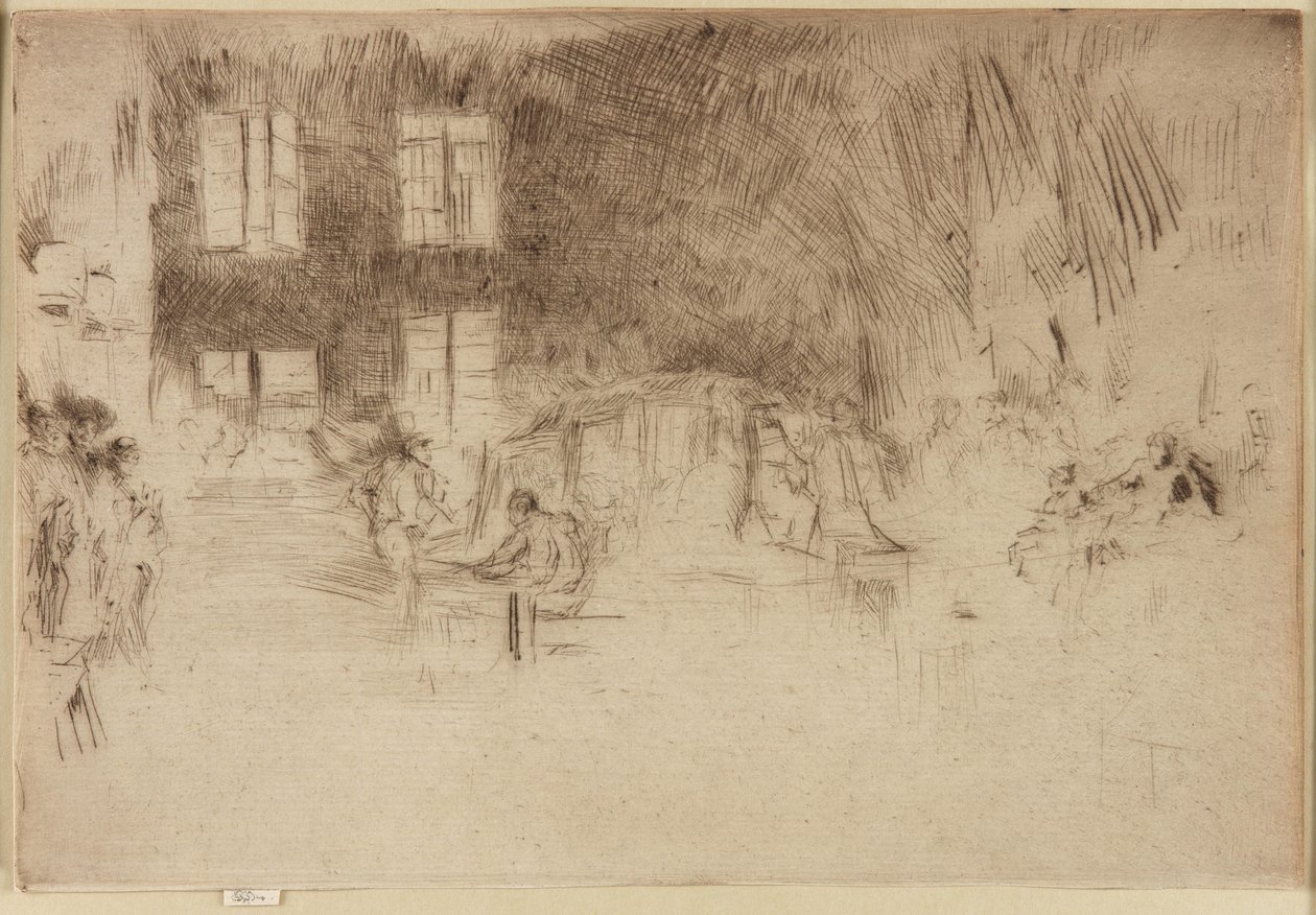 Muránói üveg kemence alkotó: James Abbott McNeill Whistler
