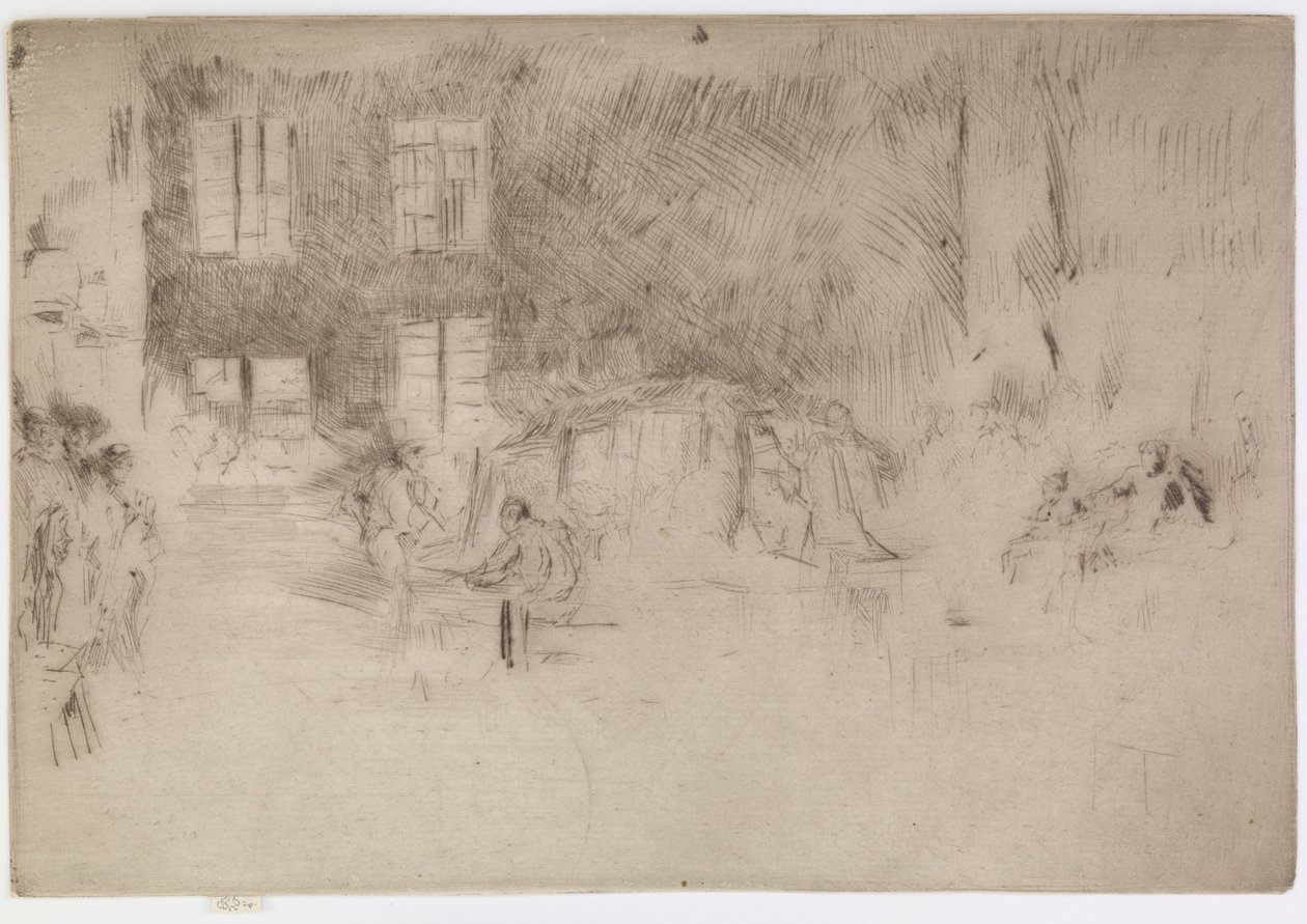 Muránói üveg kemence alkotó: James Abbott McNeill Whistler