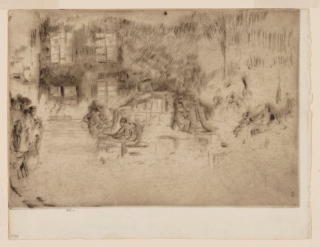 Murano - Üveg kemence alkotó: James Abbott McNeill Whistler