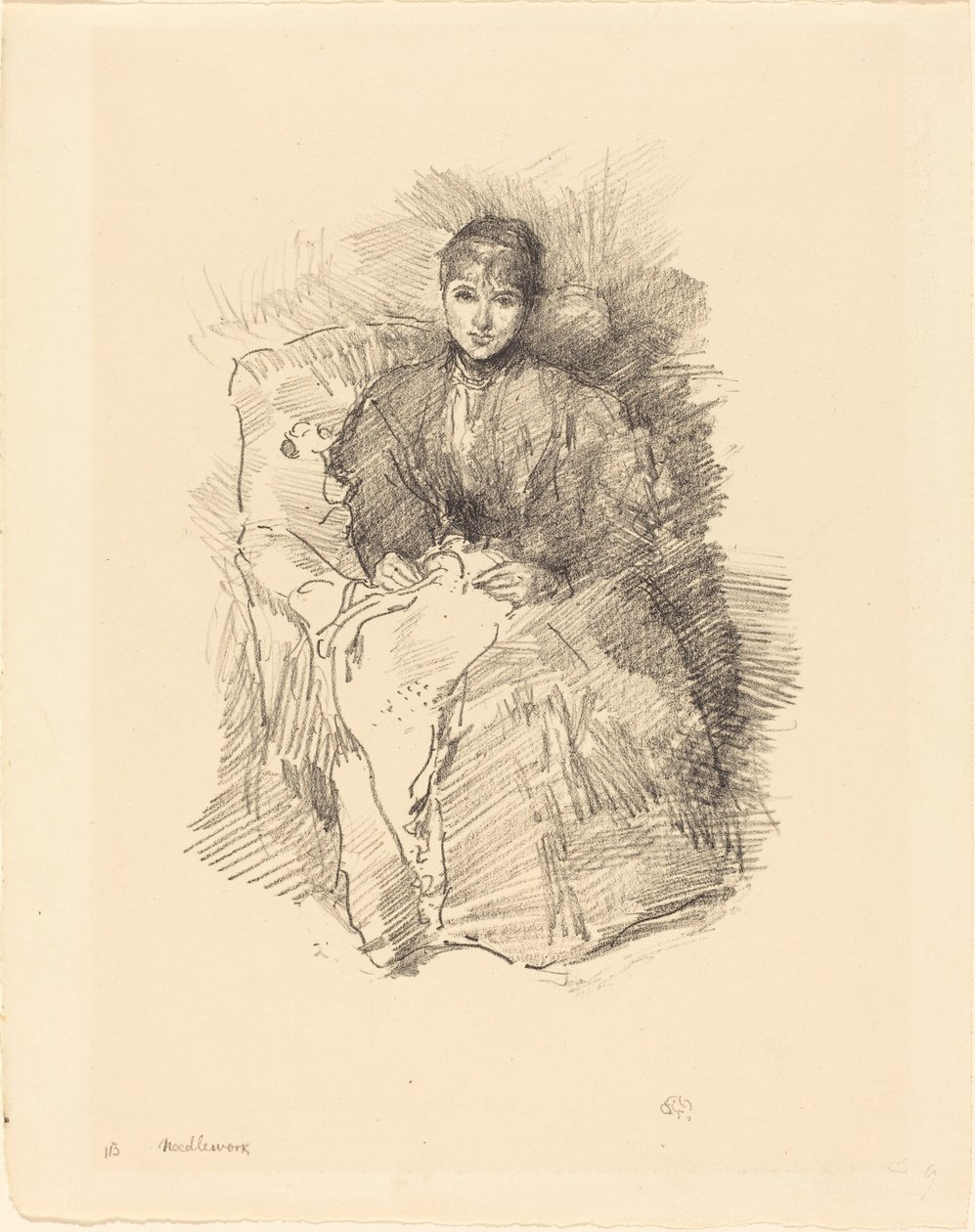 Hímzés alkotó: James Abbott McNeill Whistler