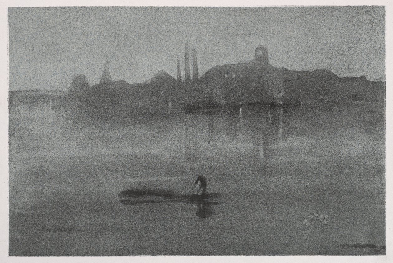 Éjszakai koncert alkotó: James McNeill Whistler