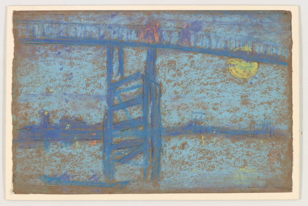 Nocturne: Battersea híd alkotó: James Abbott McNeill Whistler