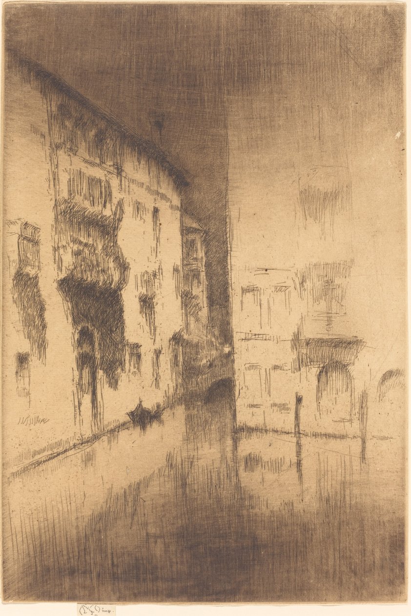 Nocturne: Paloták alkotó: James Abbott McNeill Whistler