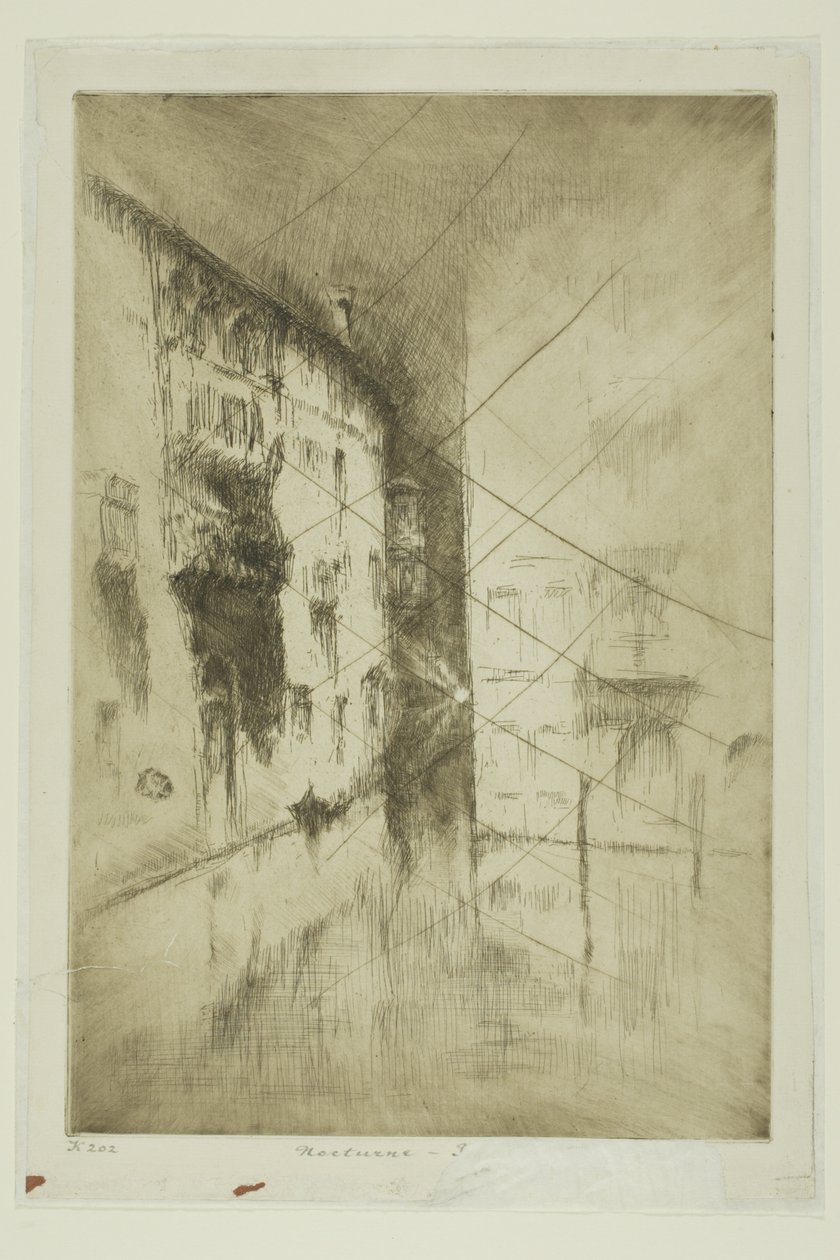 Nocturne: Paloták alkotó: James Abbott McNeill Whistler