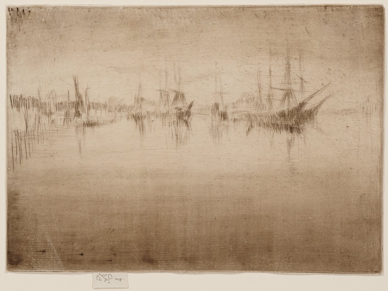 Nocturne: Szállítás alkotó: James McNeill Whistler