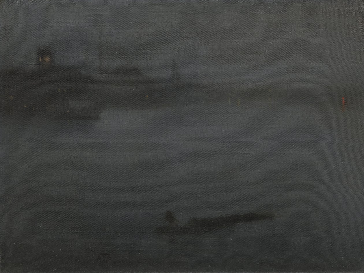 Noktürn kék és ezüst színben alkotó: James Abbott McNeill Whistler