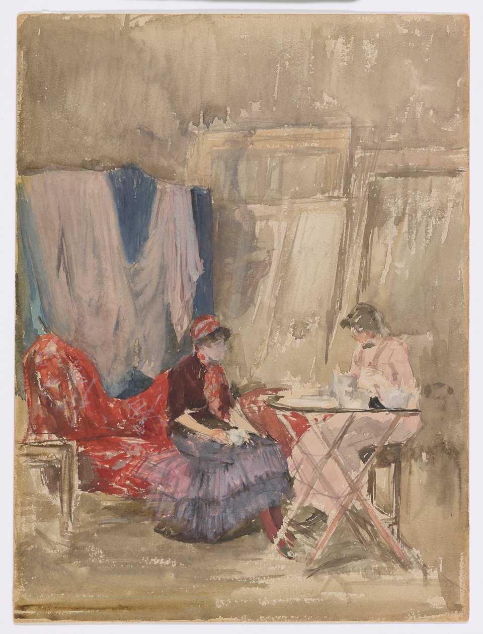 Megjegyzés in Pink and Purple – The Studio alkotó: James Abbott McNeill Whistler