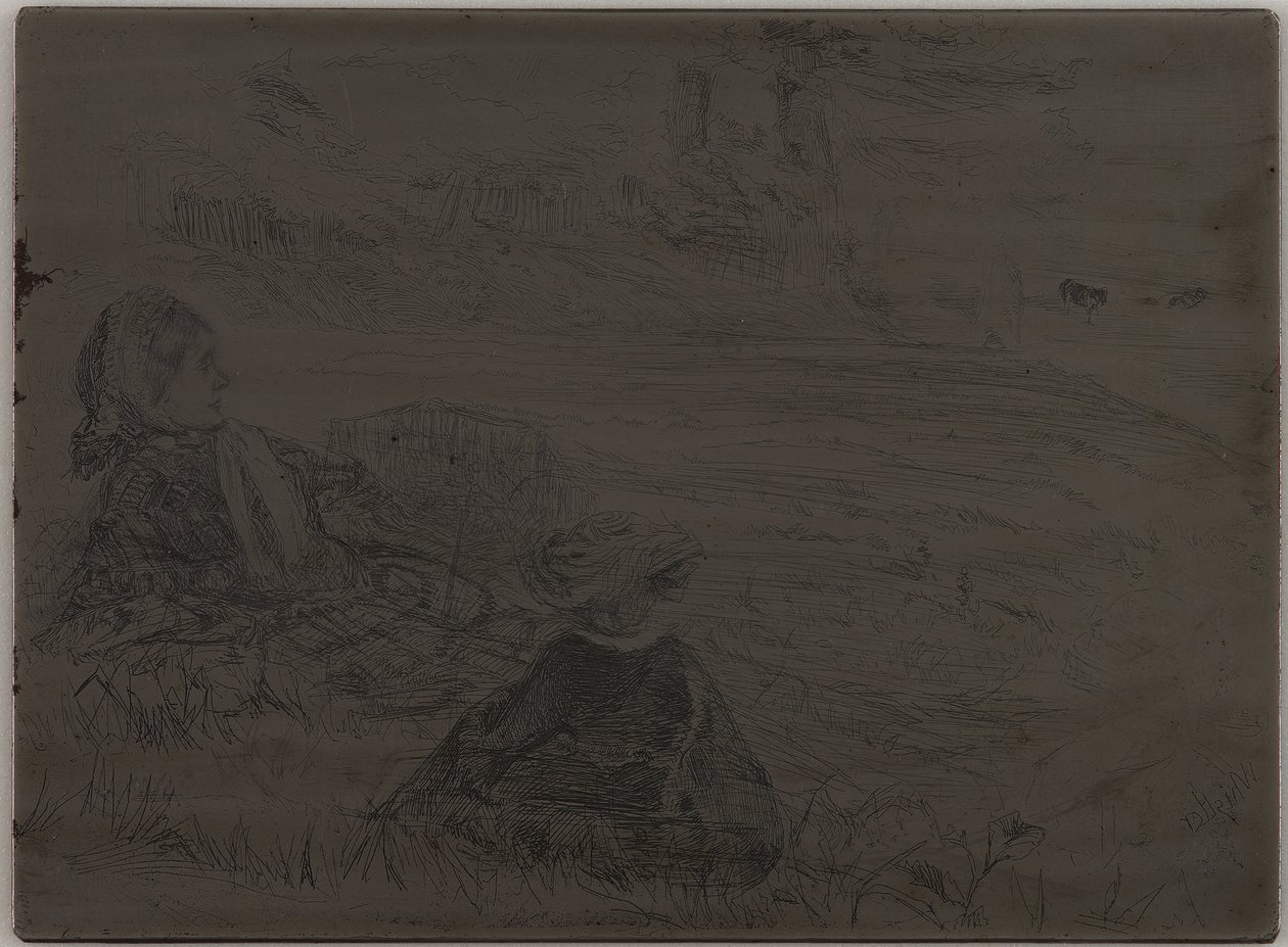 Dajka és gyermek alkotó: James Abbott McNeill Whistler