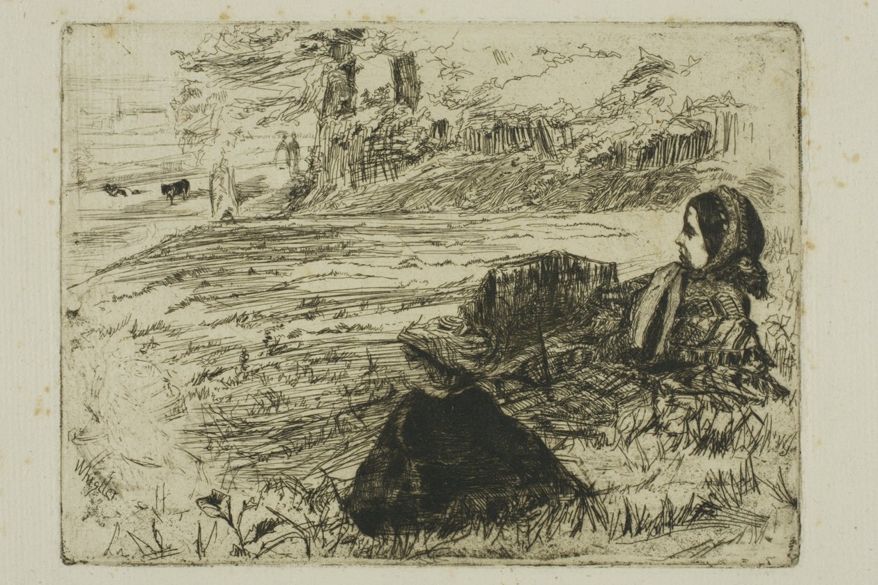 Dajka és gyermek alkotó: James Abbott McNeill Whistler