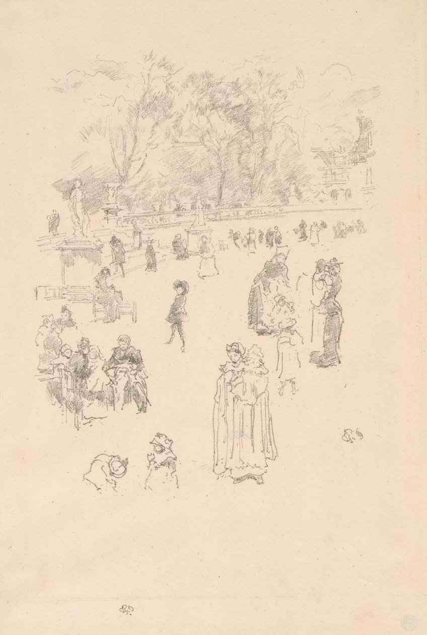 Nővérek: "Luxemburg szobalányai" alkotó: James Abbott McNeill Whistler