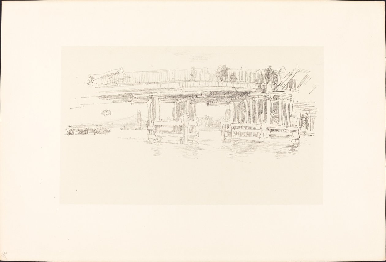 Régi Battersea híd alkotó: James Abbott McNeill Whistler
