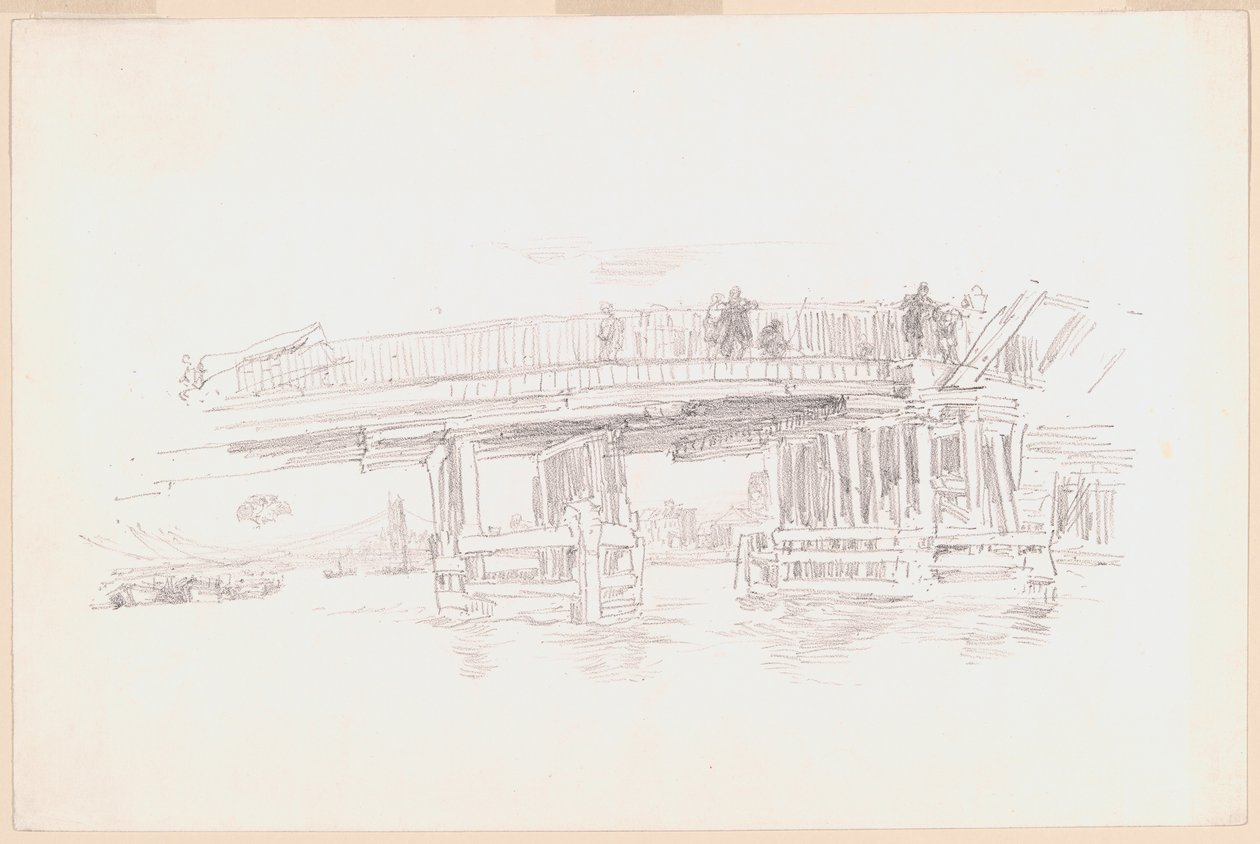 Régi Battersea híd alkotó: James Abbott McNeill Whistler
