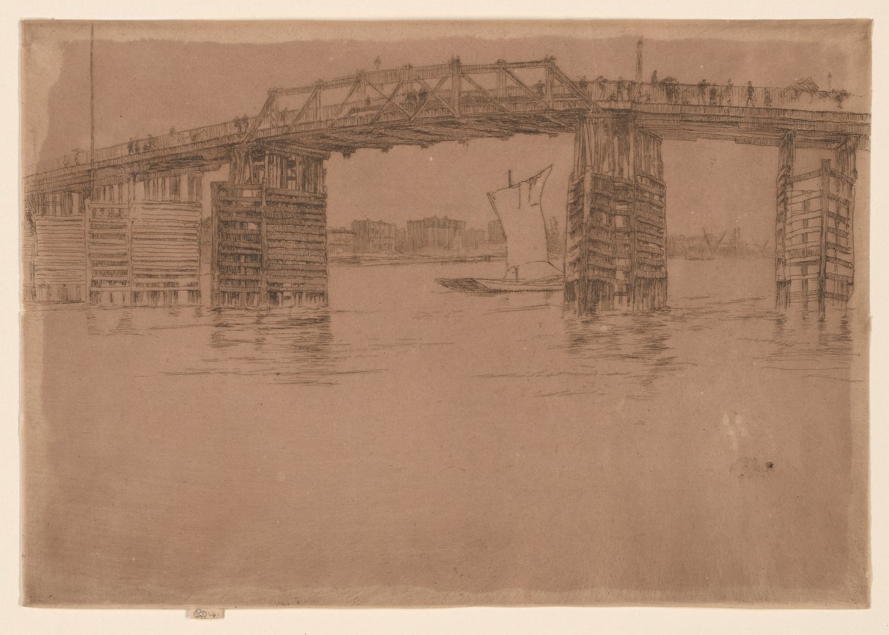 Régi Battersea híd alkotó: James Abbott McNeill Whistler