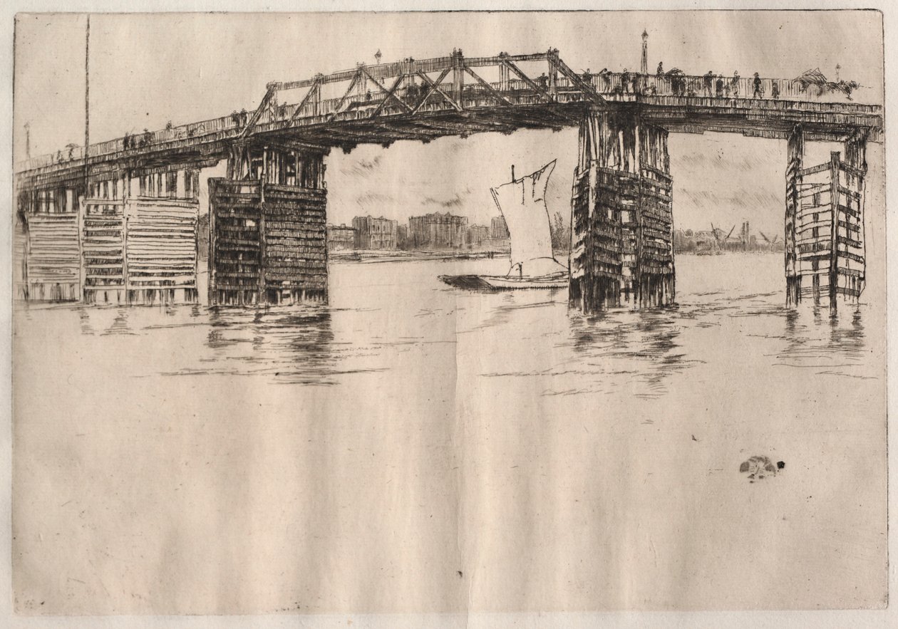 Régi Battersea híd alkotó: James McNeill Whistler