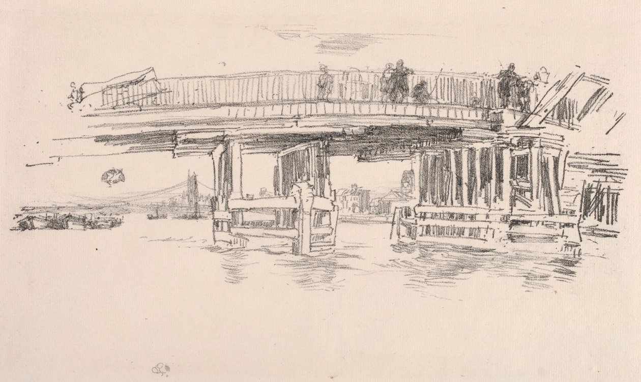Régi Battersea híd alkotó: James McNeill Whistler